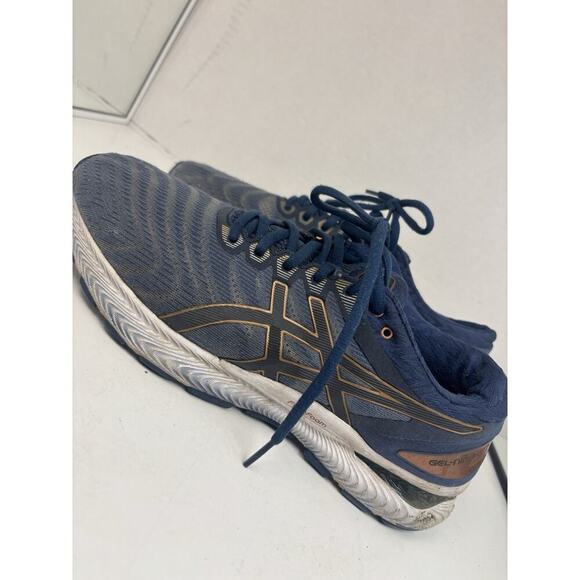 ASICS GEL-Nimbus 22 Men's Size 9.5 Glacier Grey/Graphite Grey 1011A680 eu 43.5 - Picture 1 of 8